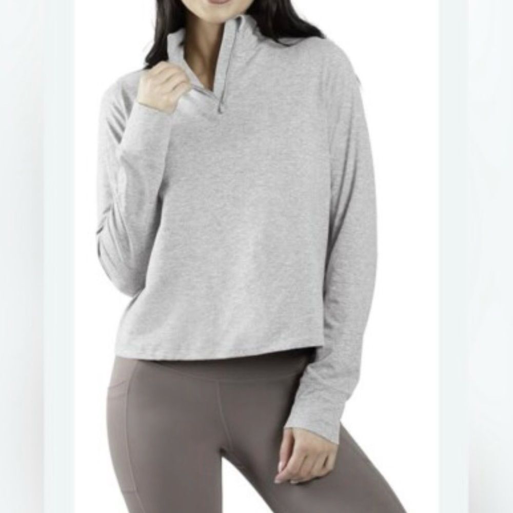 Balance Collection Heather Gray Pullover